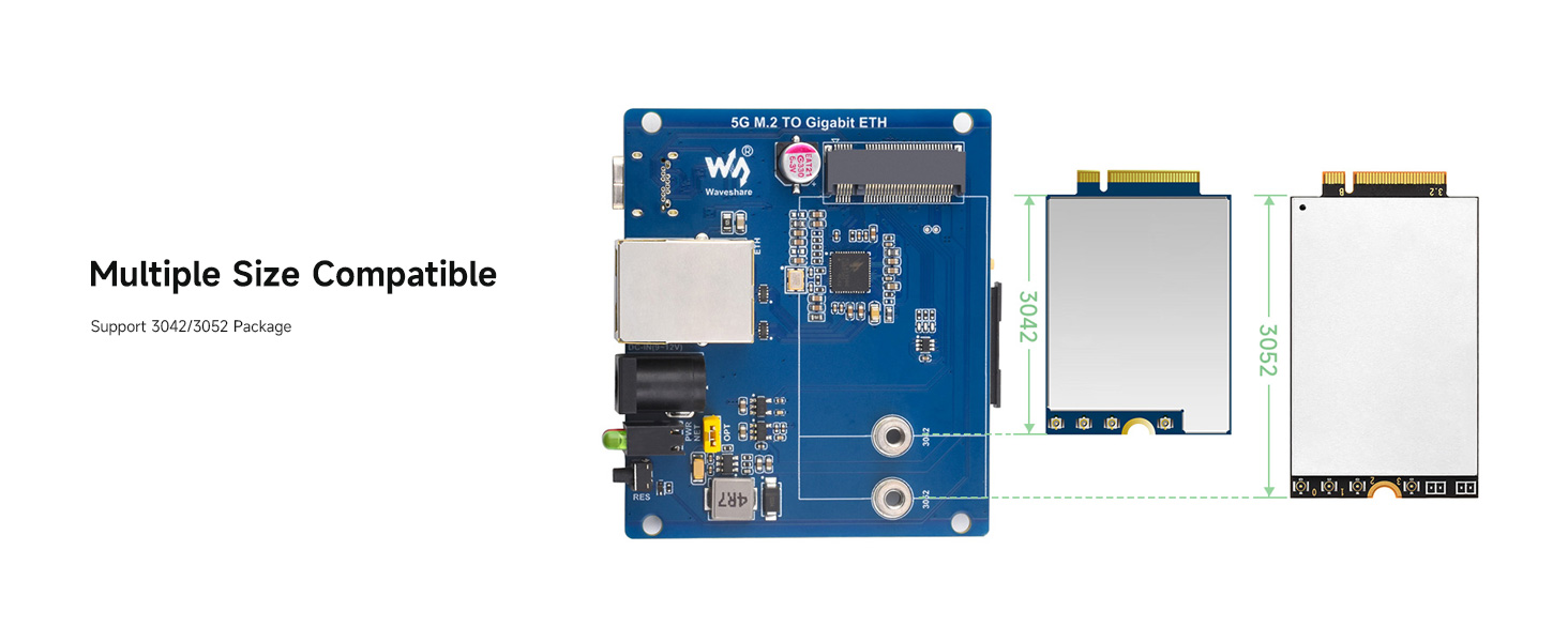 5G M.2 TO Gigabit ETH