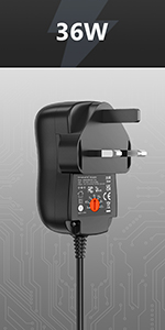 36W 3v 4.5v 5v 6v 7.5v 9v 12v3A 3000mA universal ac dc adapter power supply charger transformer