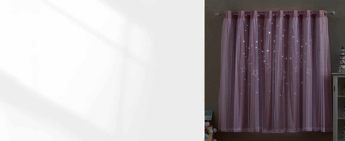 Pink Kids Curtains
