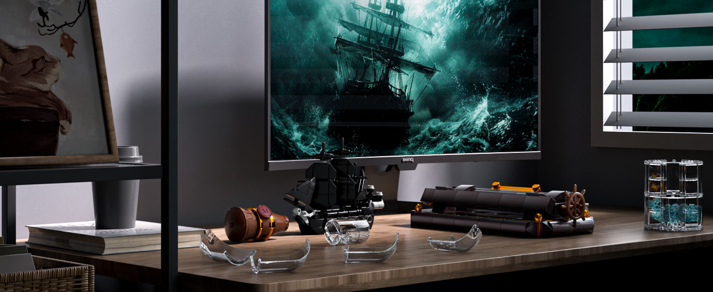 Black Pearl Pirate Ship in Bottle Clamp Building Blocks Ship in Bottle Toy