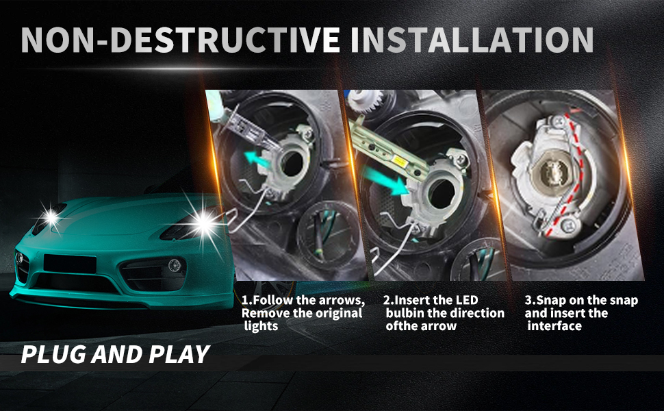 H1 LED Headlight Bulb