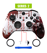 Replacement Faceplate Cover for Xbox One Elite Controller Series 2