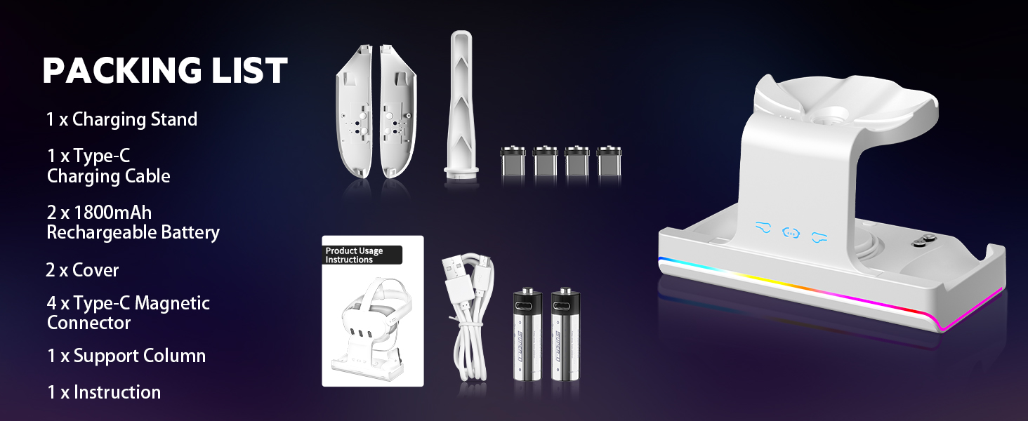 Charging Dock for Meta Quest 3