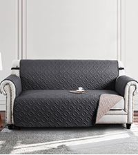 SOFA SLIP COVER DARK GREY