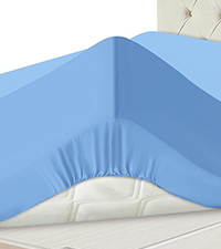 FITTED SHEET LIGHT BLUE