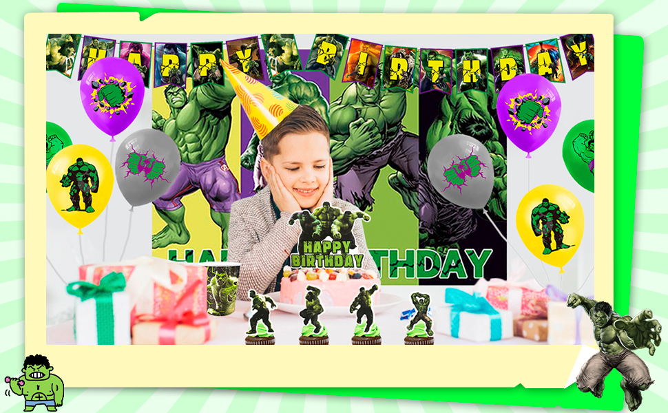hulk party supplies