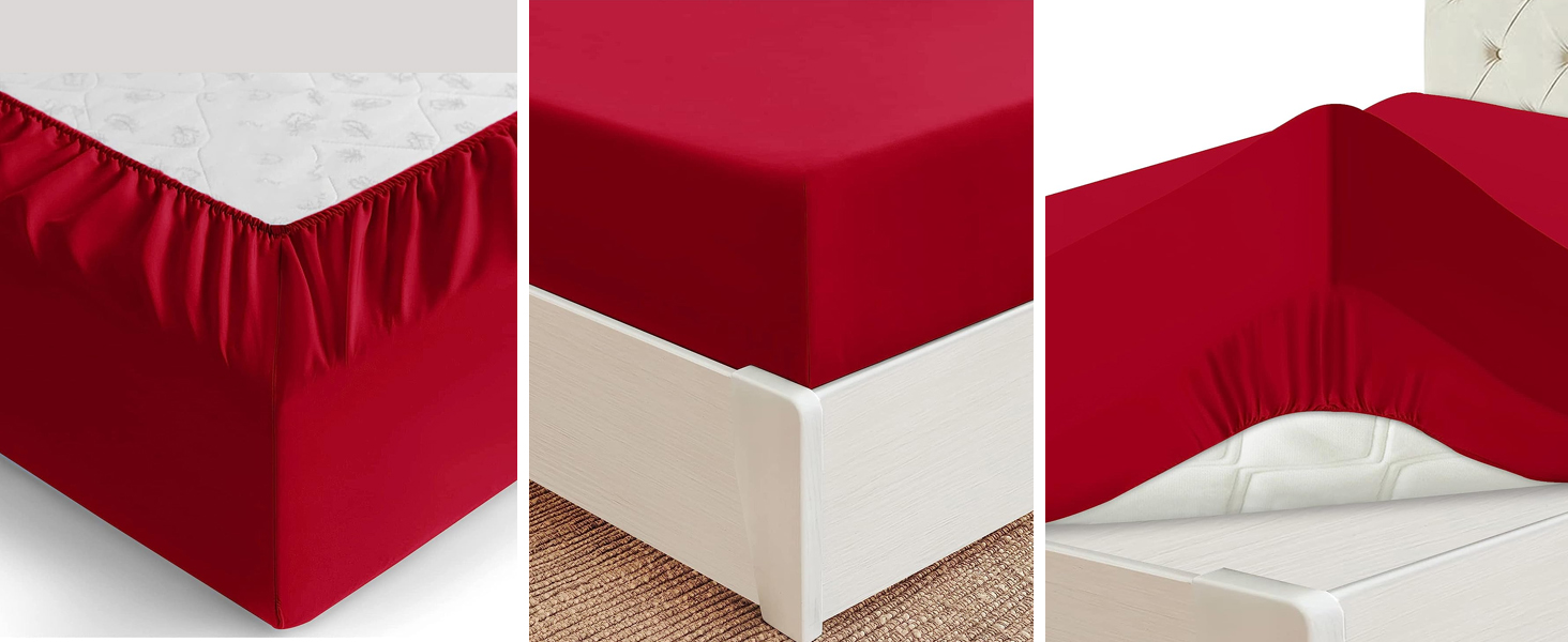 FITTED SHEET RED