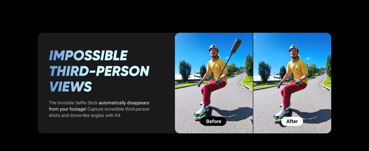 Invisible Selfie Stick