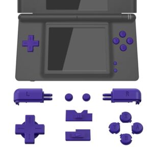 eXtremeRate Purple Replacement Full Set Buttons for Nintendo DS Lite Handheld Console