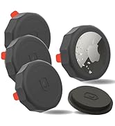 [5 Pack] AirTag Holder + Metal Ring, Lightweight Protective Silicone Case Apple GPS Locator, Item...