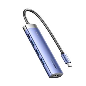 VENTION USB C Hub 5-in-1 USB C Dock with 100W PD