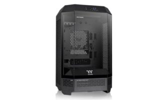 Thermaltake Tower 300 Black/Micro-ATX Computer Case/ 2x140mm Pre-Installed Black Fans/Black/ 2 Year Warranty