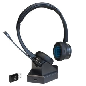 eartec office Bluetooth Wireless Headset with Microphone for Laptop