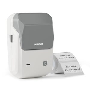 NIIMBOT B1 Label Maker Machine with 1 Roll Starter Tape