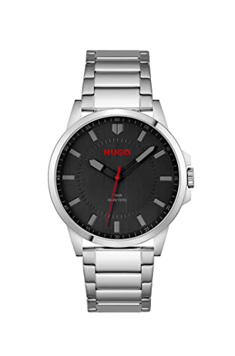 HUGO Analogue Quartz Watch for Men with Silver Stainless Steel Bracelet - 1530246