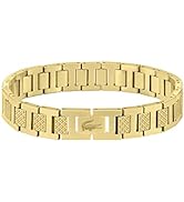 Lacoste Men's METROPOLE Collection Link Bracelet Embellished with Petit Piqué Pattern