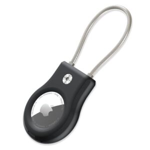 SCALLOP Airtag Holder with Wire Cable