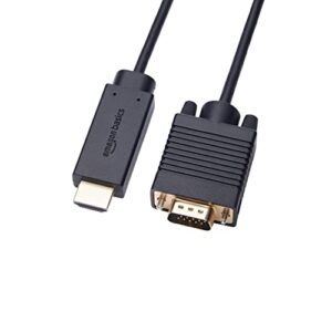 Amazon Basics HDMI (Source) to VGA (Display) Cable (NOT Bidirectional)