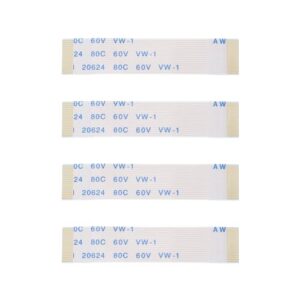 eMagTech 4pcs Touchpad Ribbon Flex Cable 18 Pin Wireless Controller Touch Cable Wireless Handle Touch Line Touchpad Connect Cable Compatible with PS5 Controller Repair Pa