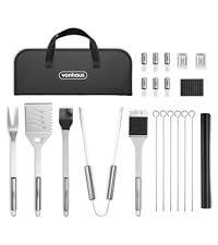 20 piece BBQ tool set with carry case