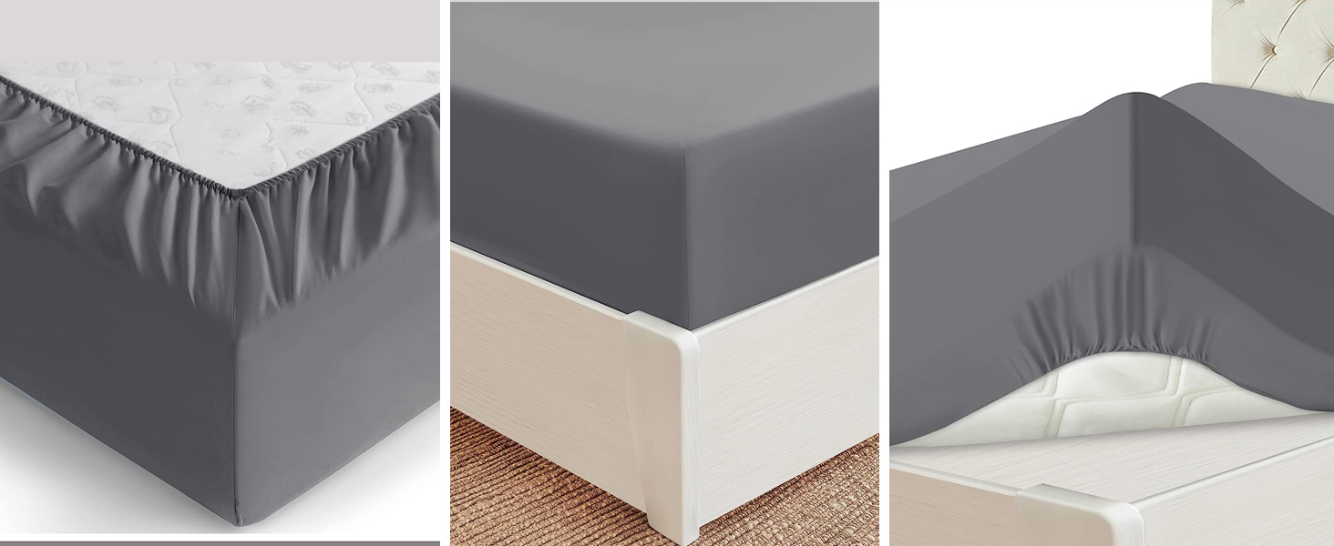 FITTED SHEET GREY