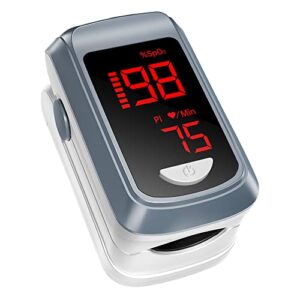 HOLFENRY Oxygen Monitor Finger Adults and Pulse Oximeter