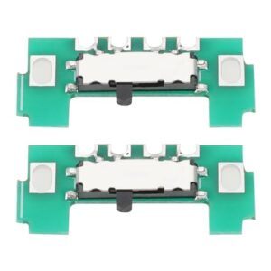 EMSea 2pcs Power Switch Slide Button Board Replacement Repair Parts Replacement ON Off Power Switch Compatible with GameBoy GBA Game Console