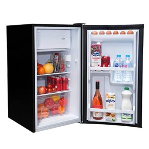 SIA LFIBL 48cm Black Free Standing Under Counter Fridge With 3* Ice Box            [Energy Class F]