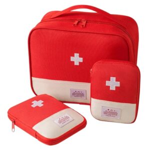 Bncxdc 3 Pieces First Aid Bag Empty