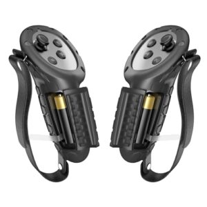 IKWOLETI Upgraded Controller Grips Cover for Meta/Oculus Quest 3 Accessories