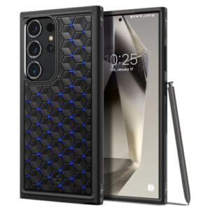 Spigen Cryo Armor Case Compatible with Samsung Galaxy S24 Ultra - Cryo Blue [Air Ventilation Technology]