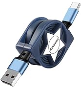 Amuvec Multi 3 in 1 Ladekabel, [3A/1M/2Stück] Einziehbares Universal USB Kable mit iP Typ C Micro...