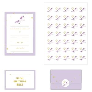 Manta Makes 35 Kids Childrens birthday party invitations