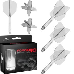 Mission Darts Force 90 | Integrated Precision Moulded Dart Flight And Shaft System
