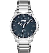 HUGO Analogue Quartz Watch for Men with Black Stainless Steel Bracelet - 1530187