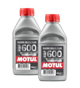 WOL DOT 4 Brake Fluid Motul 100948 Brake Fluid Factory Line RBF600 500ML - Fully Synthetic Brake Oil Dot (2 Units)