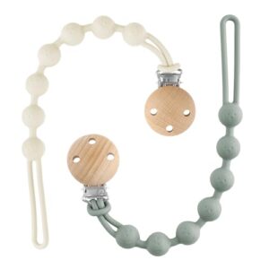 Silicone Dummy Clip for Baby Boys and Girls