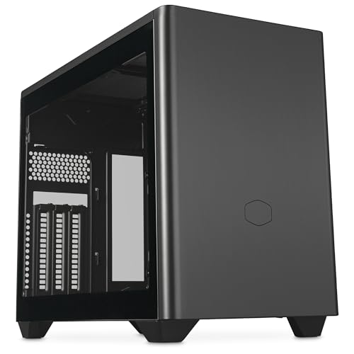 Cooler Master MasterBox NR200P V2 Mini ITX Computer Case - Glass Side Panel