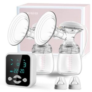 Electric Breast Pumps 4 Modes & 9 Levels with LED Dispaly