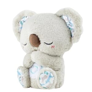 Evora Calming Anxietys Relief Doll - Cute Arrily Calming Koala Doll with Soothing Music - Sleeping Koala Plush Doll - Soft Animal Doll Companion Toy with Rhythmic Breathing Motion for Baby Kids Sleep