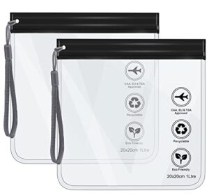 Clear Travel Toiletry Bag - Airport Security Liquids Bags