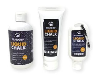 BEAR GRIP - LIQUID CHALK | Sports Chalk | Sweat Free Hands | Crossfit | Weight Lifting | Power Lifting | Rock Climbing | Bodybuilding