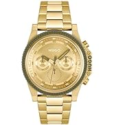 HUGO Analogue Quartz Watch for Women #LIT for HER Collection with Silicone Bracelet Silicone Brac...