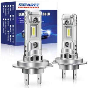 SUPAREE H7 Headlight Bulb LED Canbus H7 LED Headlight Bulb 80W LED H7 Bulbs 6500k