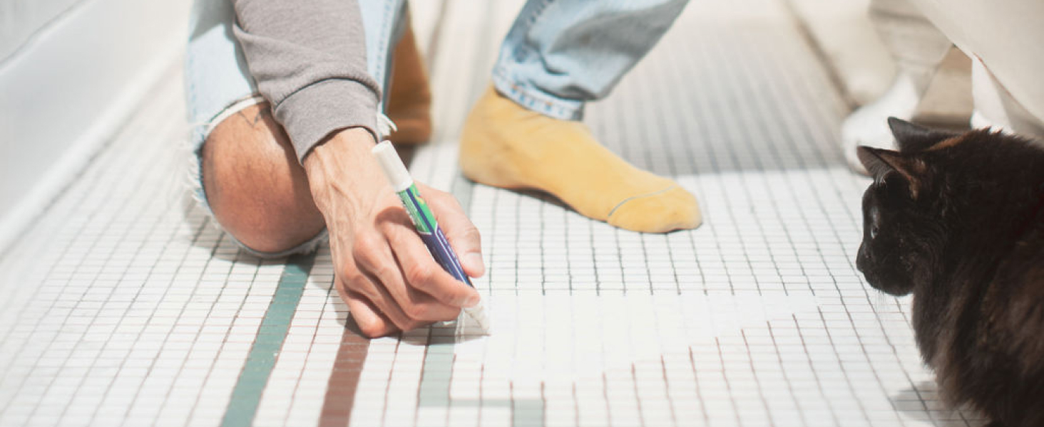 Grout Pen White Tile Paint Marker Waterproof Grout Paint Tile Grout Colorant Sealer Pen White Narrow