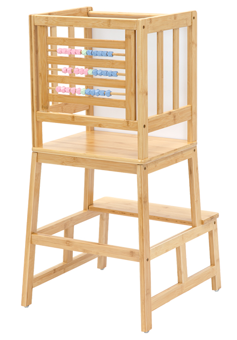 Baby and Toddler Multi-Function Step up Kitchen Nursery Helper Stand with whiteboard
