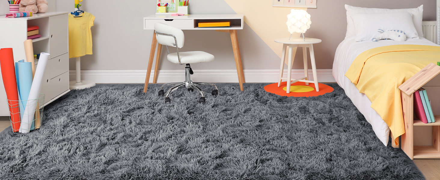 SHAGGY RUG GREY