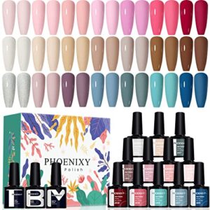 Phoenixy Gel Nail Polish Set