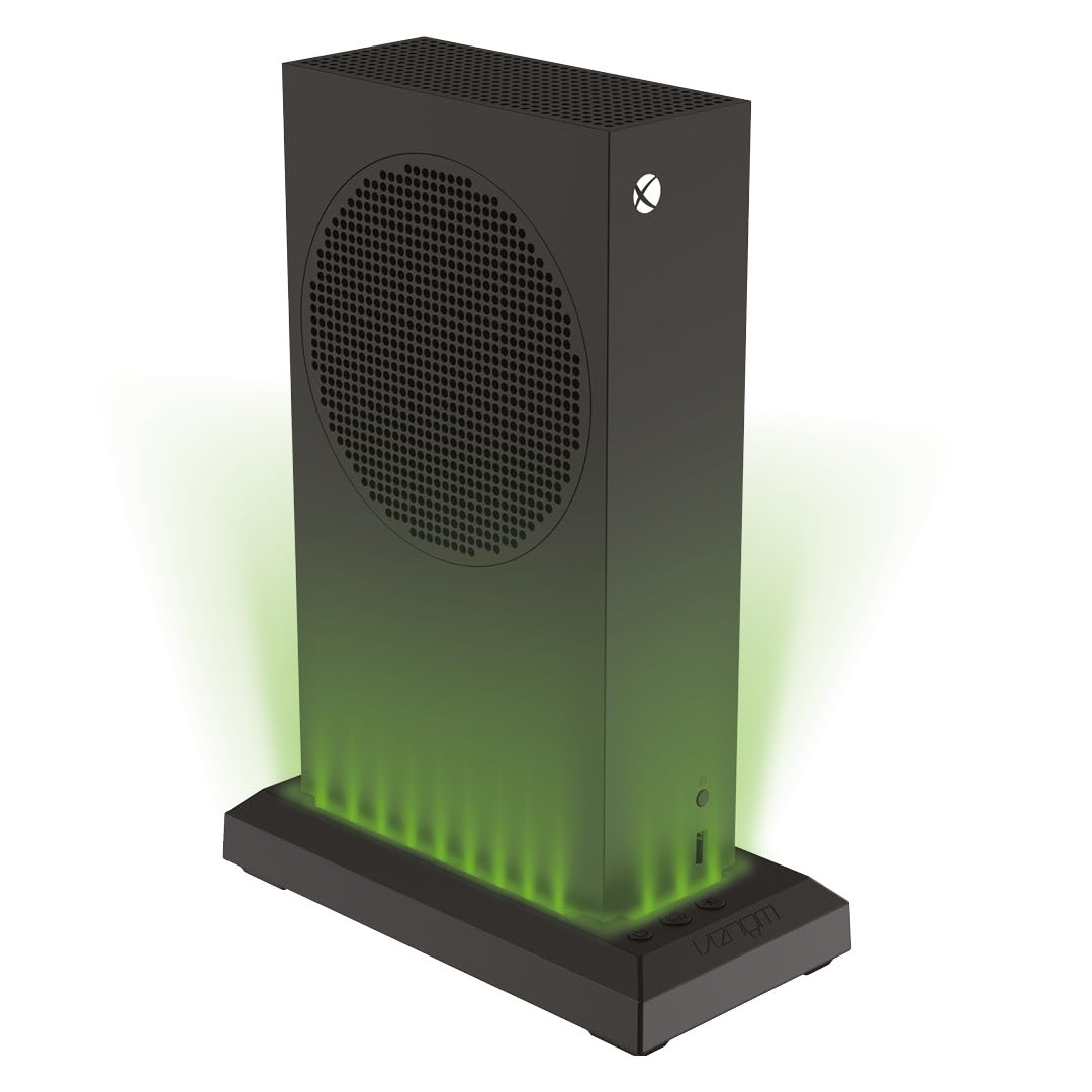 Venom Multi-Colour LED Light-up Console Stand - Black (Xbox Series S)