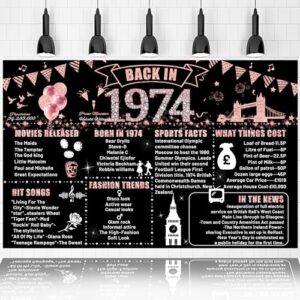 50th Birthday Pink Party Decoration